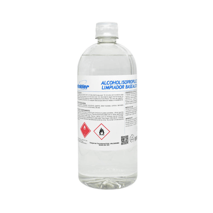 Alcohol isopropílico Implastec al 70% con boquilla aplicadora, 1 l
