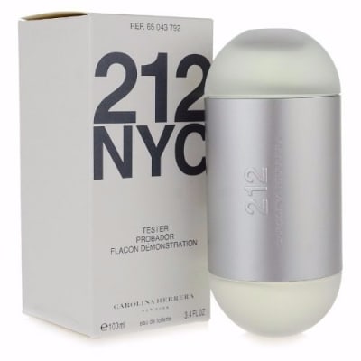 CAROLINA HERRERA 212 WOMAN 100 ML EDT TESTER1