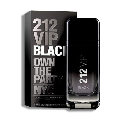 CAROLINA HERRERA 212 VIP BLACK OWN THE PARTY 100 ML EDP1
