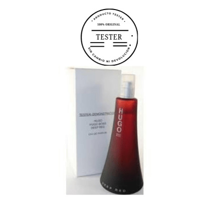 HUGO BOSS DEEP RED WOMAN 90 ML EDP TESTER1