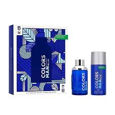 BENETTON ESTUCHE COLORS MAN BLUE EDT 100 ML +DEO 150 ML1