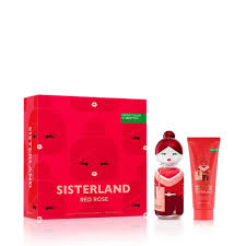 BENETTON ESTUCHE SISTERLAND RED ROSE 80 ML EDT + BODY LOTION 75 ML1