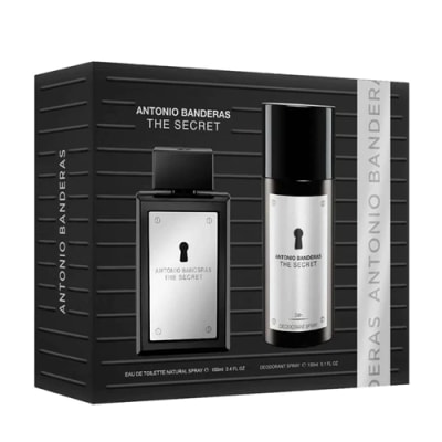 ANTONIO BANDERAS THE SECRET 100 ML EDT + DESODORANTE SPRAY 150 ML1
