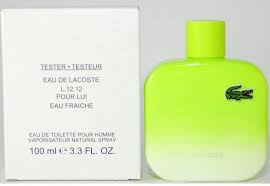 LACOSTE L 12.12 POUR LUI EAU FRAICHE 100 ML EDT TESTER1