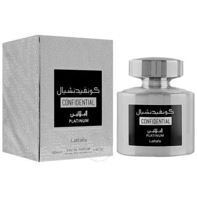 LATTAFA CONFIDENTIAL PLATINUM MEN 100 ML EDP1