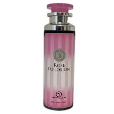 GRANDEUR ROSE EXPLOSION WOMAN BODY SPRAY 200 ML (inspirado en bombshell)1