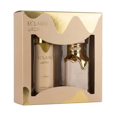 lattafa set eclaire 100 ml edp +perfume spay 200 ml1