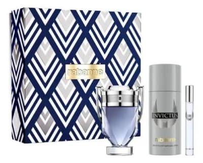 paco rabanne set invictus edt 100 ml +miniatura 10 ml +desodorante 150 ml1