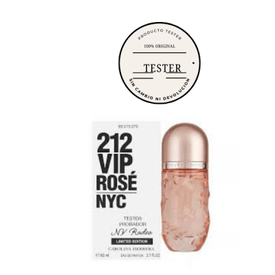 CAROLINA HERRERA 212 VIP ROSE NY RODEO EDITION LIMITADA 80 ML TESTER1