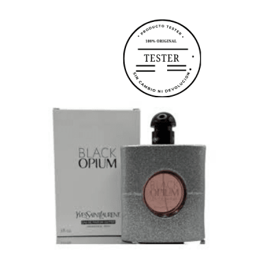 YVES SAINT LAURENT BLACK OPIUMEDP GLITTER 90 ML TESTER1