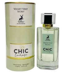 MAISON ALHAMBRA CHIC VELVET VERT SECRET 100 ML EDP ( INSPIRADO EN CHANEL TENDRE )1