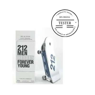 CAROLINA HERRERA 212 MEN HEROES FOREVER YOUNG 90 ML TESTER1