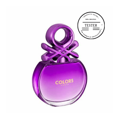 BENETON COLORS PURPLE WOMAN  80 ML EDT TESTER2