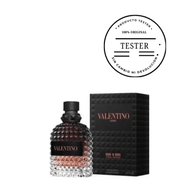 VALENTINO UOMO BORN IN ROMA CORAL FANTASY TESTER 100 ML EDT (CAJA SIN CELOFAN)1