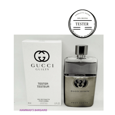GUCCI GUILTY POUR HOMME EDT TESTER 90ML2