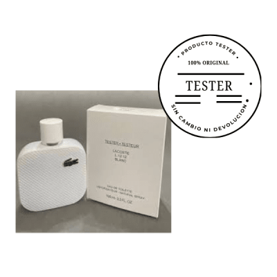 LACOSTE L.12.12 BLANC MEN 100 ML EDT TESTER1