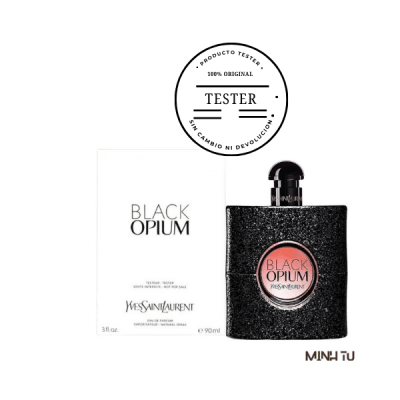 YVES SAINT LAURENT BLACK OPIUM YSL TESTER 90 ML EDP1