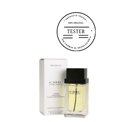 CAROLINA HERRERA CHIC FOR MEN 100 ML EDT TESTER1