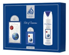 LATTAFA PRIDE ART OF UNIVERSE 100 ML EDP+20 ML +PERFUME SPRAY 200 ML UNISEX