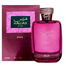 rasasi hawas diva 100 ml edp (valentino donna  born in roma intense)