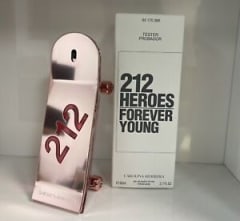 CAROLINA HERRERA 212 HEROES FOREVER YOUNG WOMAN  80 ML EDP TESTER