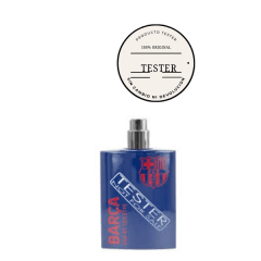 FC BARCELONA BARCA MEN 100 ML EDT TESTER (SIN CAJA ,SIN TAPA)