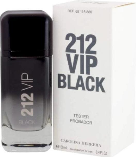 CAROLINA HERRERA 212 VIP BLACK MEN EDP 100 ML TESTER 1