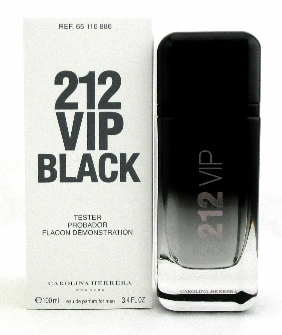 CAROLINA HERRERA 212 VIP BLACK MEN EDP 100 ML TESTER1