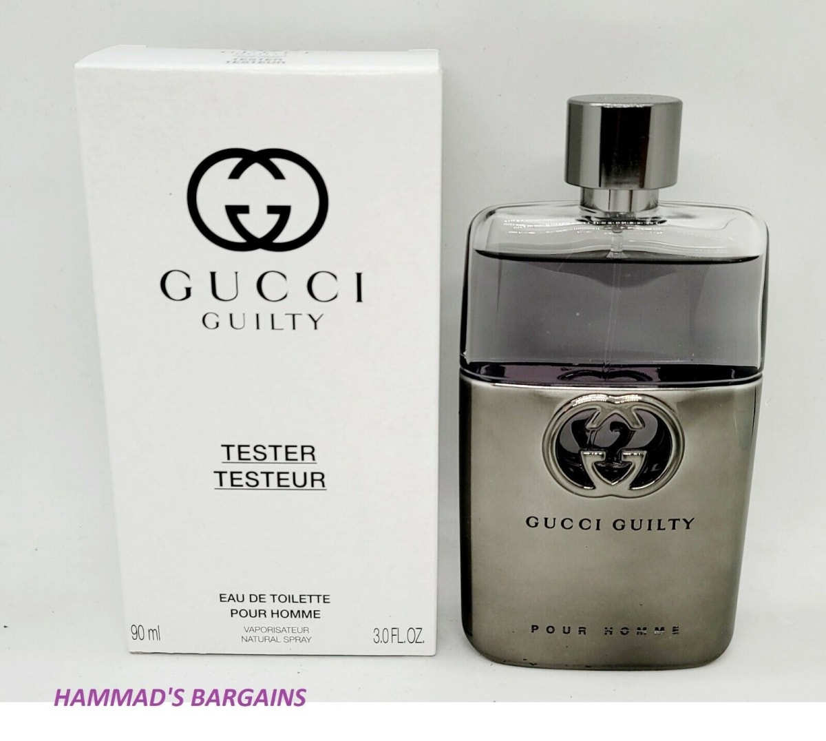 GUCCI GUILTY POUR HOMME EDT TESTER 90ML1