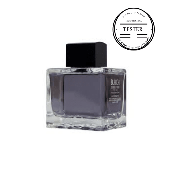 ANTONIO BANDERAS BLACK SEDUCTION MEN EDT 100 ML TESTER 1