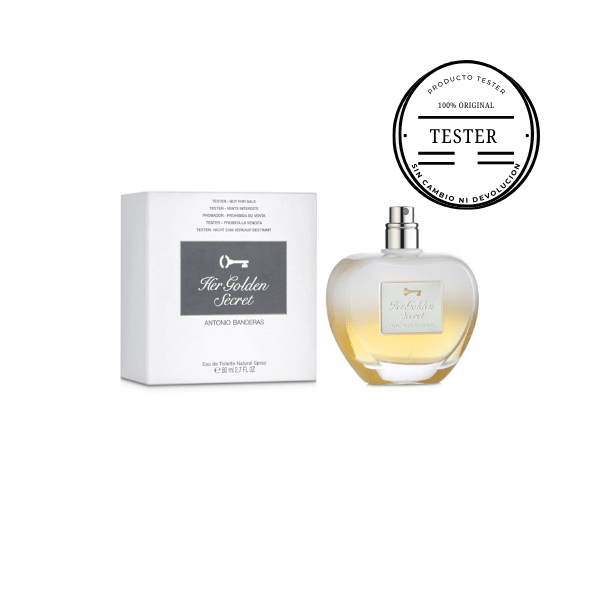 ANTONIO BANDERAS HER GOLDEN SECRET 80 ML TESTER 2
