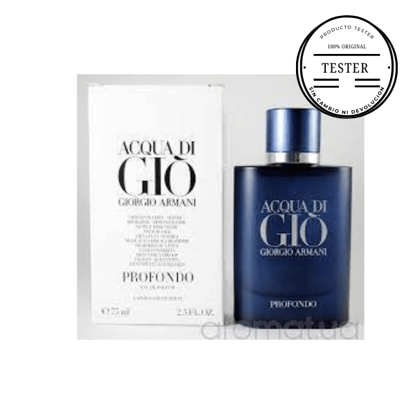 ACQUA DI GIO PROFONDO EUA PARFUM 75ML TESTER 1
