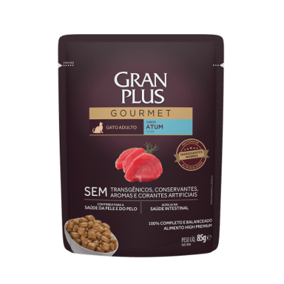 GRAN PLUS POUCH GATO ADULTO SABOR ATÚN