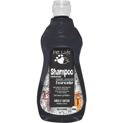 PET LIFE SHAMPOO Y ACONDICIONADOR OSCURECEDOR - 540 ML