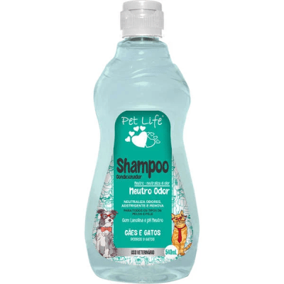 PET LIFE SHAMPOO Y ACONDICIONADOR NEUTRO OLOR - 540 ML