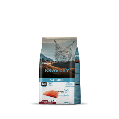 BRAVERY - SALMON ADULT CAT STERILIZED 