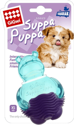 GIGWI SUPPA PUPPA HIPOPÓTAMO - AZUL/PÚRPURA
