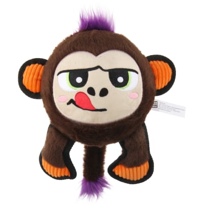 GIGWI PLUSH JUMBALL BROWN MONKEY