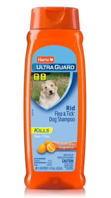 HARTZ HUG RIDFLEA DOG SHAMPOO - Antipulgas CITRUS (532 ML)