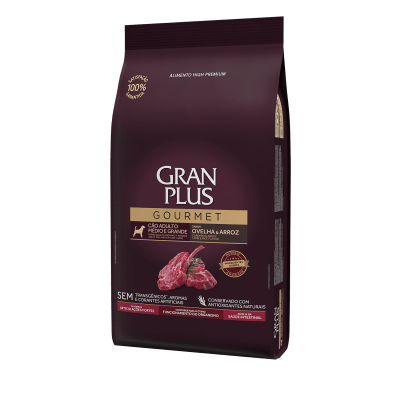 GRAN PLUS GOURMET PERRO MEDIANO Y GRANDE SABOR OVEJA & ARROZ
