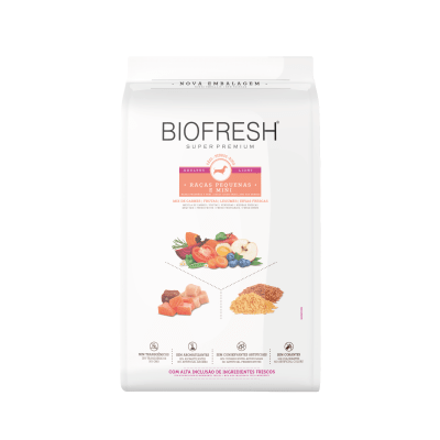 BIOFRESH NATURAL PERRO ADULTO LIGHT MINI Y PEQUEÑOS MIX DE CARNES