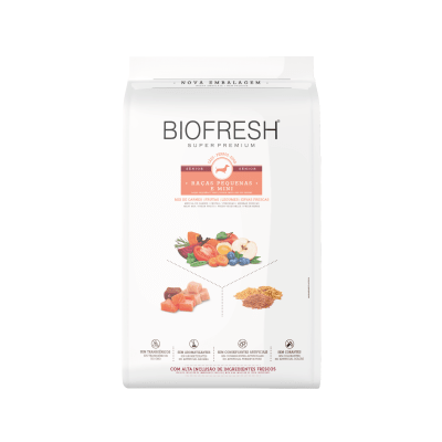 BIOFRESH PERRO ADULTO SENIOR MINI Y PEQUEÑOS MIX DE CARNES1