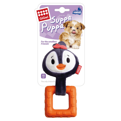 GIGWI PINGÜINO CHIRRIANTE CON TPR