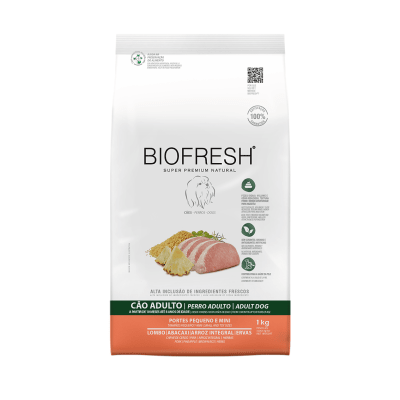 BIOFRESH NATURAL PERRO ADULTO MINI SABOR CERDO Y PIÑA1