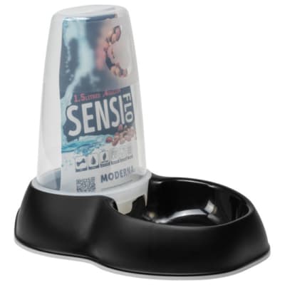 MODERNA SENSIFLO DISPENSADOR DE ALIMENTO COLOR NEGRO