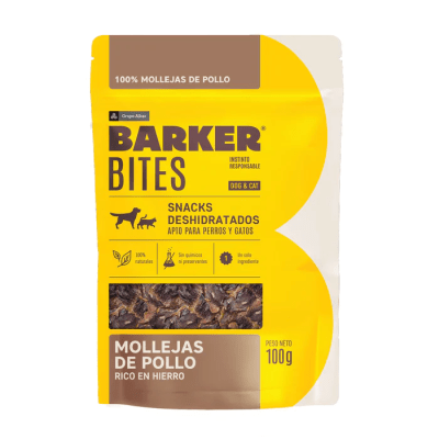 BARKER BITES DE MOLLEJA 100 GR1