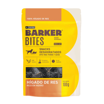BARKER BITES HIGADO DE RES 100 GR1