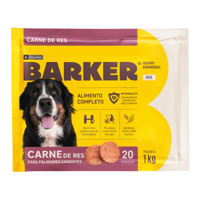 BARKER HAMBURGUESA DE RES 1 KG
