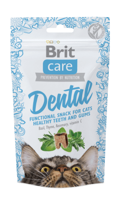 BRIT CARE CAT SNACK DENTAL 50 GR1