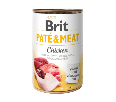 BRIT PATE & MEAT CHICKEN 400 GR1